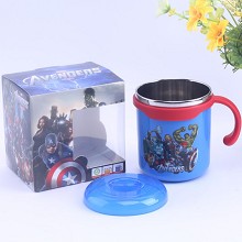 The Avengers cartoon 304 stainless steel cup mug