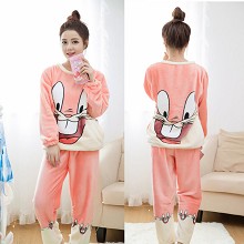 Bugs Bunny anime flano bpyjama pajamas dress hoodi...