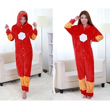 Iron Man flano pajamas dress hoodie