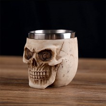 Stainless Steel 3D Skull Skeleton Cup