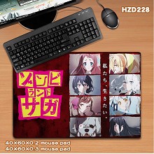 ZOMBIE LAND SAGA anime big mouse pad