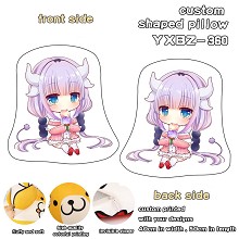 Miss Kobayashi's Dragon Maid custom shaped pillow