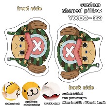 One Piece Chopper anime custom shaped pillow