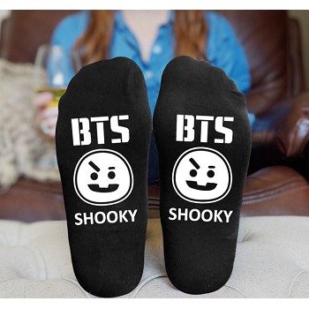 BTS cotton socks a pair