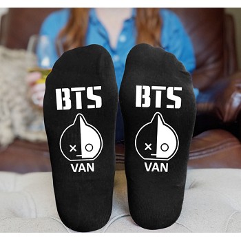 BTS cotton socks a pair