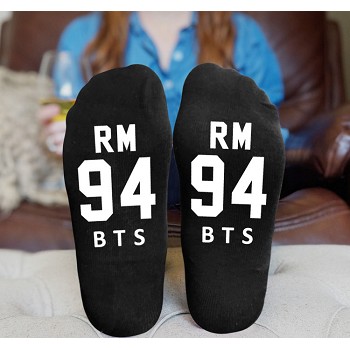 BTS cotton socks a pair