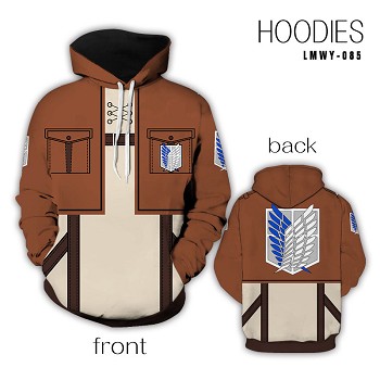 Attack on Titan anime hoodie