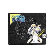 Toaru Majutsu no Index anime wallet