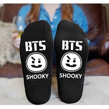 BTS cotton socks a pair