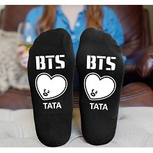 BTS cotton socks a pair