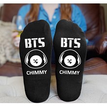 BTS cotton socks a pair