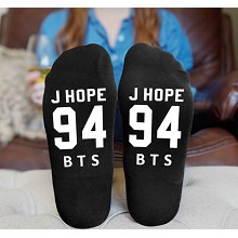 BTS cotton socks a pair