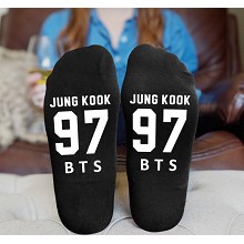 BTS cotton socks a pair