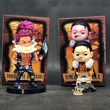 One Piece Sir Crocodile and Charlotte Katakuri anime figures set(2pcs a set)