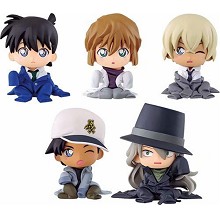 Detective conan anime figures set(5pcs a set)