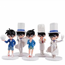 Detective conan anime figures set(5pcs a set)