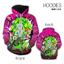 Rick and Morty anime hoodie