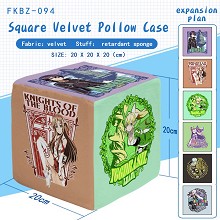 Sword Art Online anime squar velvet pollow case pi...