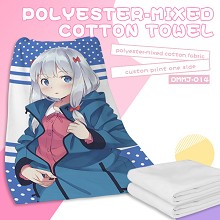 Eromanga-sensei Izumi Sagiri anime polyester-mixed cotton towel