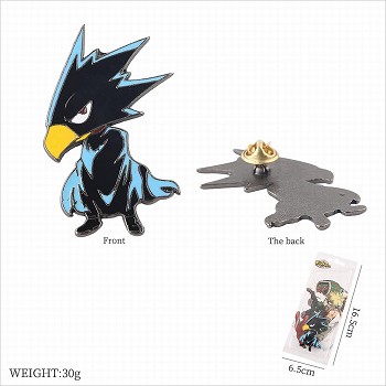 My Hero Academia Tokoyami Fumikage anime brooch pin