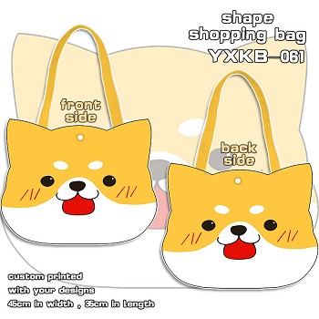 Corgi shape shopping bag shoulder bag