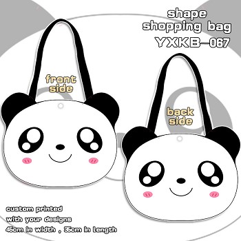 Panda shape shopping bag shoulder bag