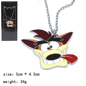 Crash Bandicoot necklace