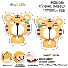 12 Chinese Zodiac Signs Tiger custom shaped pillow