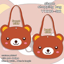 Bear shape shopping bag shoulder bag