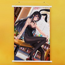 Seishun buta yarou wa bunny anime wall scroll