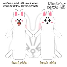 Anne rabbit anime long plush doll