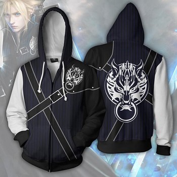 Final Fantasy printing hoodie sweater cloth