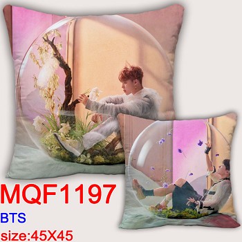 BTS star two-sided pillow