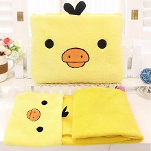 Duck anime quilt blanket 80x100CM