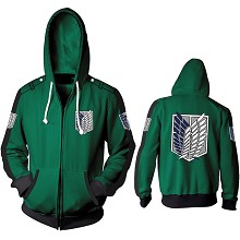 Attack on Titan anime printing hoodie sweater clot...