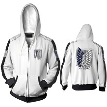 Attack on Titan anime printing hoodie sweater cloth