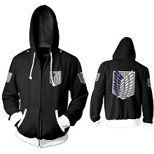 Attack on Titan anime printing hoodie sweater clot...