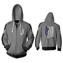 Attack on Titan anime printing hoodie sweater clot...