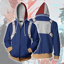 My Hero Academia anime printing hoodie sweater cloth