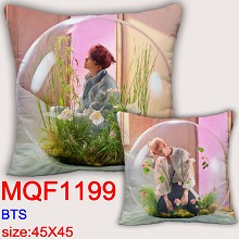 BTS star two-sided pillow