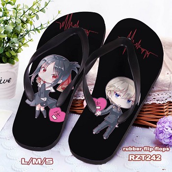 Kaguya-sama anime flip-flops shoes slippers a pair