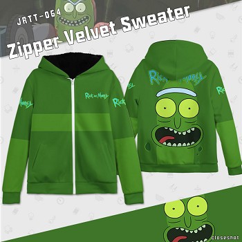 Rick and Morty thick hoodies cloth