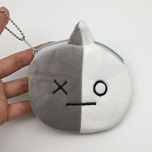 BTS VAN plush wallet coin purse