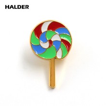 lollipop anime brooch pin