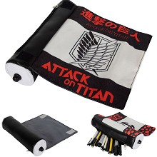 Attack on Titan anime canvas pen bag pencil bag