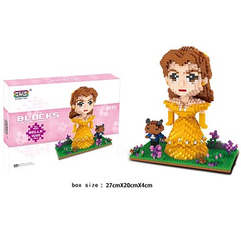 Disney Princess anime Building Blocks 1550PCS