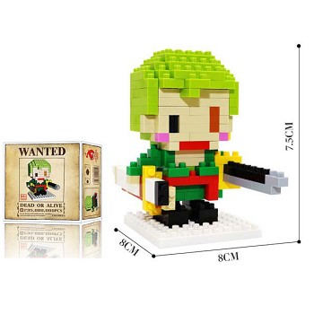 One Piece Zoro anime Building Blocks 235PCS