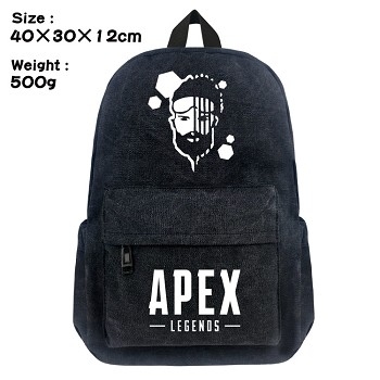 Apex Legends game canvas backpack bag