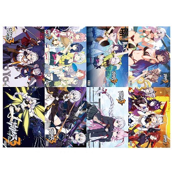 MiHoYo 3  posters set(8pcs a set)