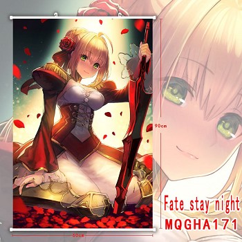 Fate anime wall scroll